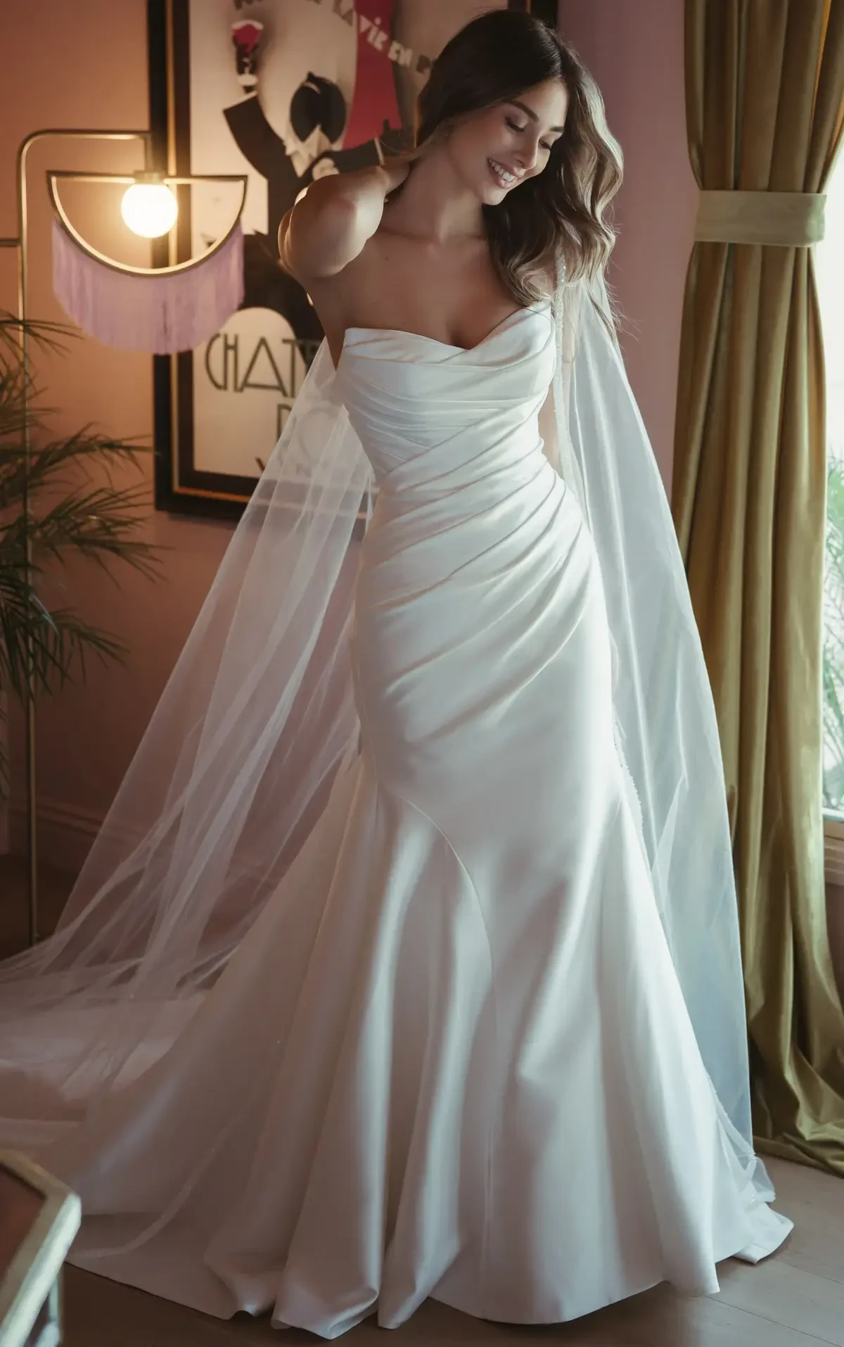 The Art of Architectural Elegance: Finding Your Minimalist Wedding Dress Image