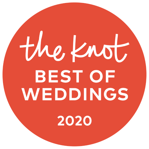The Knot Best Of Weddings 2020 Orange Award Logo