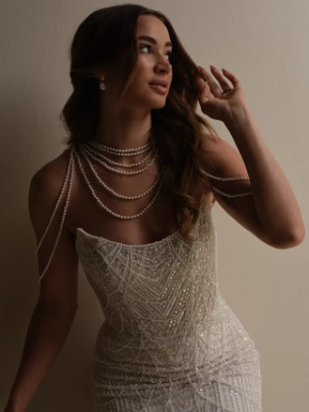 Sottero and Midgley Constance With Capelet #4 thumbnail